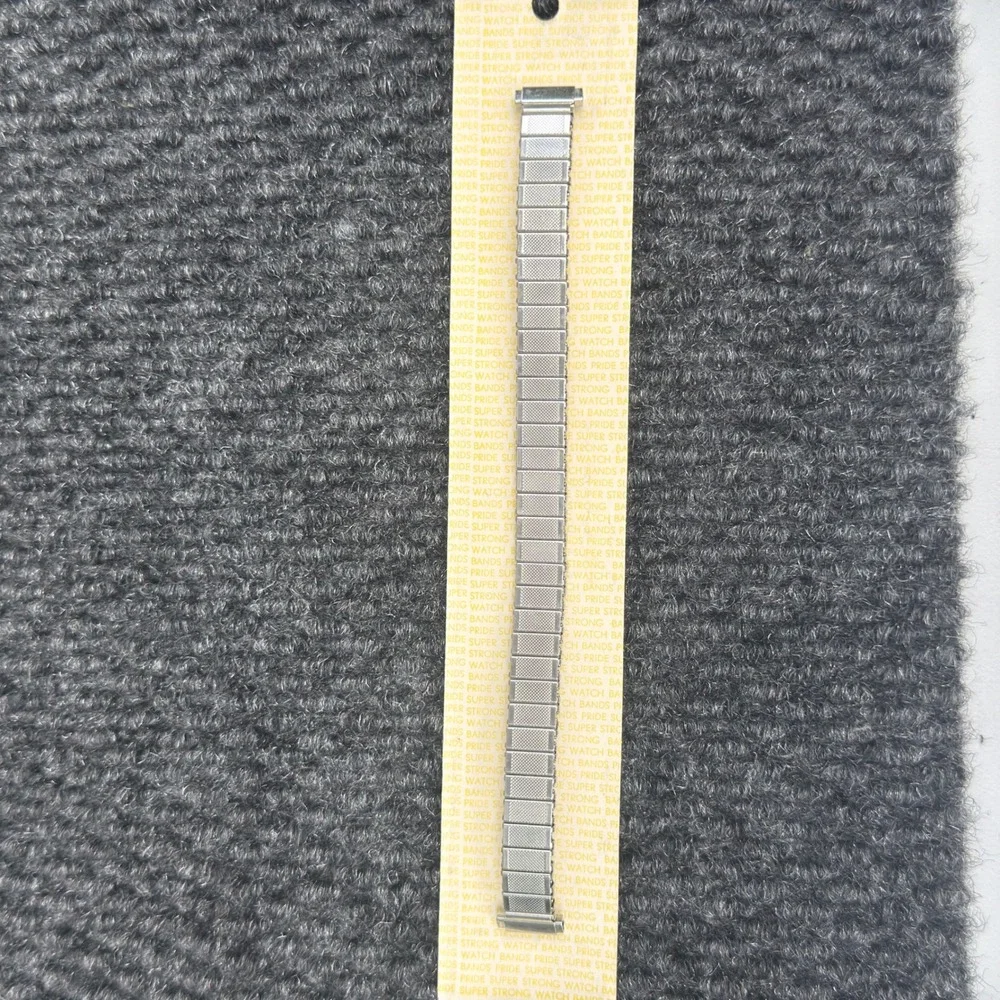 Vintage Pride Super Strong SS Expansion Watch Band R657W NOS Hong Kong Stainless